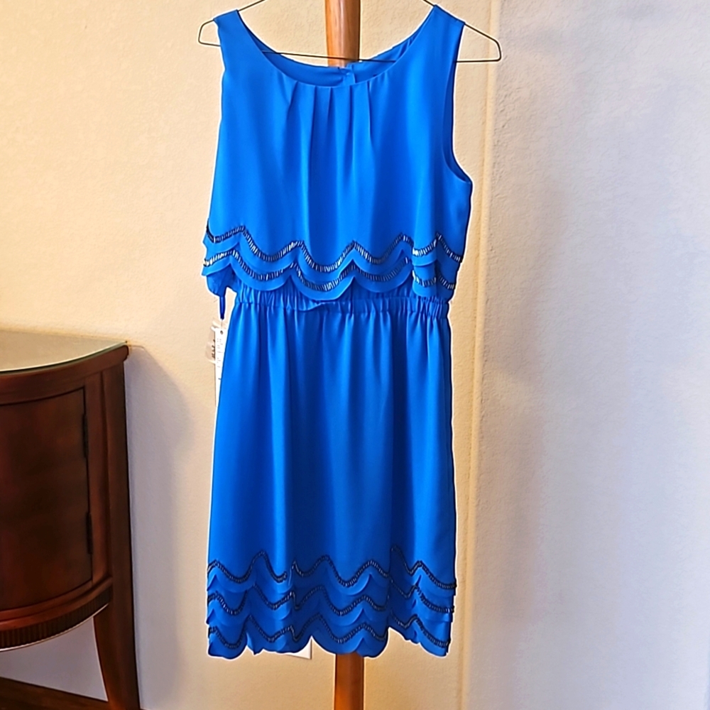 NWT Gianni Bini, Atlantic Blue Dress, Size S